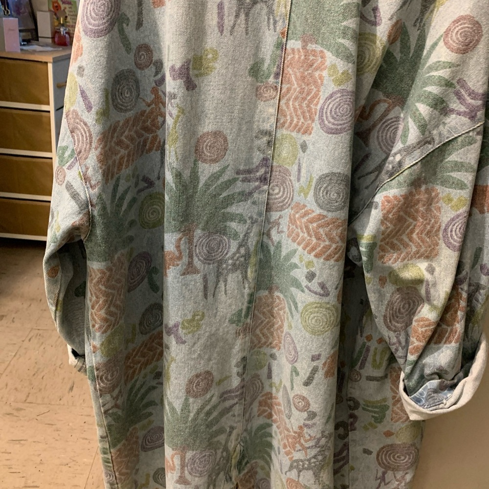 Women's Multicolor Patterned Jacket - image 2